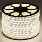 GloboStar® 70511 Wide Ταινία Διπλής Σειράς Epistar LED SMD 2835 1m 24W/m 180LED/m 3288lm/m 120° DC 230V Αδιάβροχη IP68 Φυσικό Λευκό 4500K Dimmable