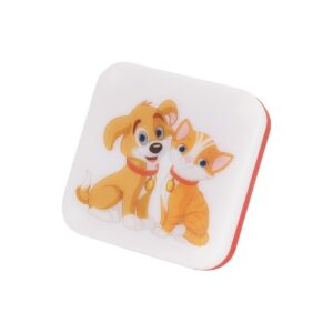 GloboStar® KIDDO 202-0008 Παιδικό Φωτιστικό Νυκτός LED 1W 95lm 360° AC220-240V IP20 Ψυχρό Λευκό 6000K - Μ5.5 x Π5.5 x Υ8cm - 2 Χρόνια Εγγύηση