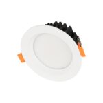 GLOBOSTAR® WATERA 60898 Χωνευτό Downlight Σποτ Panel LED 12W 1500lm 120° AC 220-240V Αδιάβροχο IP54 Ρυθμιζόμενο Λευκό CCT με Διακόπτη στο Σώμα 2700K/4500K/6000K Dimmable - Lumileds SMD Chip & TÜV SÜD Driver - Λευκό Ματ - Μ10.8 x Π10.8 x Υ3.2cm / Q9cm - 3 Χρόνια Εγγύηση