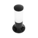 GloboStar® GARDENIO 203-0249 Μοντέρνο Επιδαπέδιο Φωτιστικό Μονόφωτο 1 x E27 IP44 Μαύρο Πλαστικό Σώμα - Μ15 x Π15 x Υ31cm - Image 4