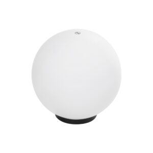 GLOBOSTAR® AGROS 61710 Φωτιστικό Κήπου με Ντουί 1 x E27 AC 220-240V Αδιάβροχο IP65 - Λευκό & Μάυρο - Μ30 x Π30 x Υ32cm