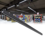 GloboStar® OFFICE 61024-S Γραμμικό Φωτιστικό Οροφής Linear LED 18W 2200lm 120° AC 220-240V Μ120 x Π2 x Υ4cm Φυσικό Λευκό 4500K - Μαύρο - 3 Years Warranty
