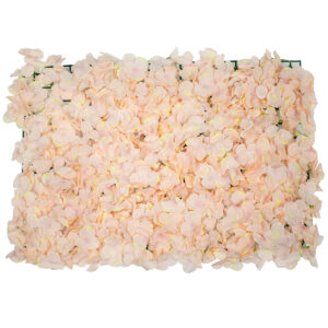 GloboStar® 78327 Συνθετικό Πάνελ Λουλουδιών - Κάθετος Κήπος Άγρια Ορτανσία Σομόν Μ60 x Υ40 x Π5cm