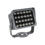 GLOBOSTAR® FLOODXENA 90129 Προβολέας Σποτ Wall Washer LED 24W 2760lm 10° AC 220-240V Αδιάβροχο IP65 Φυσικό Λευκό 4500K - Bridgelux SMD Chip - Γκρι Ανθρακί - Μ18 x Π13.5 x Υ18cm - 3 Χρόνια Εγγύηση