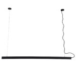 GloboStar® OFFICE 61024-P Γραμμικό Κρεμαστό Φωτιστικό Linear LED 18W 2200lm 120° AC 220-240V Μ120 x Π2 x Υ4cm Φυσικό Λευκό 4500K - Μαύρο - 3 Years Warranty - Image 3