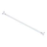 GloboStar® TUBATO 60152 Μεταλλικό Σκαφάκι για 2 x Λάμπες 90CM T8 G13 LED AC 220-240V IP20 Μ90 x Π7.2 x Υ4cm - 5 Χρόνια Εγγύηση