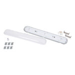 GloboStar® 60171 LED Γραμμικό Βιομηχανικό Φωτιστικό Tri-Proof 60cm 24W 2738lm 120° AC 220-240V Αδιάβροχο IP65 Μ60 x Π10.5 x Υ8cm Φυσικό Λευκό 4500K - 3 Χρόνια Εγγύηση - Image 8