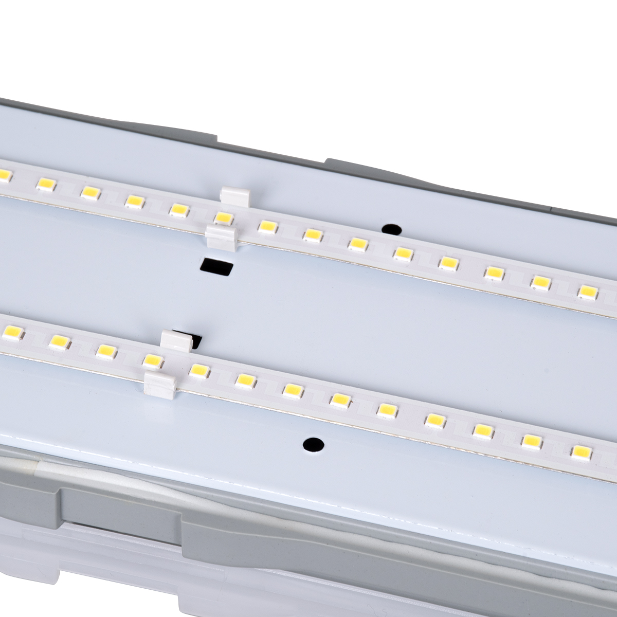 GloboStar® 60175 LED Γραμμικό Βιομηχανικό Φωτιστικό Tri-Proof 120cm 48W 5426lm 120° AC 220-240V Αδιάβροχο IP65 Μ120 x Π10,5 x Υ8cm Θερμό Λευκό 2700K - 3 Χρόνια Εγγύηση - Image 7