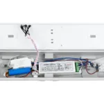 GLOBOSTAR® EMERGANO 60179 60cm Γραμμικό Βιομηχανικό Φωτιστικό Tri-Proof Τεχνολογίας Emergency με Ενσωματωμένη Μπαταρία Li-Ion 3.7V 2600mAH & Αυτονομία 3 Ώρες LED 24W 2880lm 120° AC 220-240V Αδιάβροχο IP65 Γκρι Σώμα με Γαλακτερό Κάλυμα Πλαστικό PC - Ψυχρό Λευκό 6000K - LUMILEDs SMD Chip & TÜV SÜD Driver - Μ60 x Π10.5 x Υ8cm - 5 Χρόνια Εγγύση - Image 9