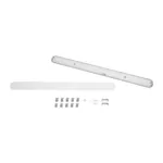 GLOBOSTAR® EMERGANO 60180 120cm Γραμμικό Βιομηχανικό Φωτιστικό Tri-Proof Τεχνολογίας Emergency με Ενσωματωμένη Μπαταρία Li-Ion 3.7V 5000mAH & Αυτονομία 3 Ώρες LED 48W 5760lm 120° AC 220-240V Αδιάβροχο IP65 Γκρι Σώμα με Γαλακτερό Κάλυμα Πλαστικό PC - Ψυχρό Λευκό 6000K - LUMILEDs SMD Chip & TÜV SÜD Driver - Μ120 x Π10.5 x Υ8cm - 5 Χρόνια Εγγύση - Image 8