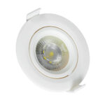 GloboStar® DE VALERA 60182 Χωνευτό LED Κινούμενο Spot Downlight 5W 500lm 60° AC 220-240V IP44 Φ9cm x Υ4cm - Στρόγγυλο - Λευκό - Ψυχρό Λευκό 6000K - Bridgelux Chip - TÜV Certified Driver - 5 Χρόνια Εγγύηση - Image 2