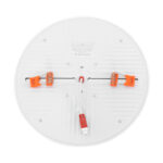 GloboStar® 60192 Χωνευτό LED Panel FrameLess Φ22cm 33W 3492lm 180° AC 220-240V IP20 με Σύστημα Ρυθμιζόμενης Τρύπας Κοπής από 3.5εκ έως 20.5εκ - Φ22.2 x Υ2cm Φυσικό Λευκό 4500K - 3 Years Warranty - Image 4