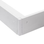 GloboStar® 60221 Πλαίσιο Στήριξης PVC Επιτοίχιας Τοποθέτησης για LED Panel 120x30cm - Λευκό - Image 2