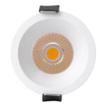 GloboStar® MICRO-B 60243 Χωνευτό LED Spot Downlight TrimLess Φ6cm 7W 875lm 38° AC 220-240V IP20 Φ6 x Υ7.8cm - Στρόγγυλο - Λευκό - Θερμό Λευκό 2700K - Bridgelux COB - 5 Years Warranty - Image 5