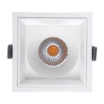 GloboStar® PLUTO-B 60279 Χωνευτό LED Spot Downlight TrimLess Μ10.4xΠ10.4cm 15W 1875lm 38° AC 220-240V IP20 Μ10.4 x Π10.4 x Υ6.5cm - Τετράγωνο - Λευκό & Anti-Glare HoneyComb - Θερμό Λευκό 2700K - Bridgelux COB - 5 Years Warranty - Image 5