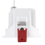 GloboStar® LEO-R 60285 Χωνευτό LED Spot Downlight TrimLess Φ8.5cm 10W 1250lm 38° AC 220-240V IP20 Φ8.5 x Υ6.6cm - Στρόγγυλο - Κινούμενο - Λευκό & Anti-Glare HoneyComb - Θερμό Λευκό 2700K - Bridgelux COB - 5 Years Warranty - Image 4