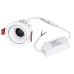 GloboStar® LEO-R 60285 Χωνευτό LED Spot Downlight TrimLess Φ8.5cm 10W 1250lm 38° AC 220-240V IP20 Φ8.5 x Υ6.6cm - Στρόγγυλο - Κινούμενο - Λευκό & Anti-Glare HoneyComb - Θερμό Λευκό 2700K - Bridgelux COB - 5 Years Warranty - Image 8