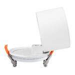 GloboStar® OMEGA-R 60295 Χωνευτό LED Spot Downlight TrimLess Φ10cm 12W 1500lm 36° AC 220-240V IP20 Φ10 x Υ8.2cm - Στρόγγυλο - Λευκό - Θερμό Λευκό 2700K - Bridgelux COB - 5 Years Warranty - Image 10