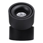 GloboStar® OMEGA-S 60301 Επιφανειακό LED Spot Downlight Φ10cm 12W 1500lm 36° AC 220-240V IP20 Φ10 x Υ10.5cm - Στρόγγυλο - Μαύρο - Θερμό Λευκό 2700K - Bridgelux COB - 5 Years Warranty - Image 7