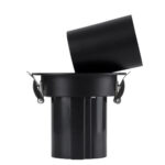 GloboStar® VIRGO-S 60304 Χωνευτό LED Spot Downlight TrimLess Φ9cm 7W 910lm 36° AC 220-240V IP20 Φ9cm x Υ9cm - Στρόγγυλο - Μαύρο - Φυσικό Λευκό 4500K - Bridgelux COB - 5 Years Warranty - Image 8