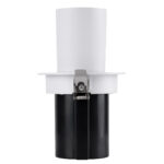 GloboStar® VIRGO-M 60306 Χωνευτό LED Spot Downlight TrimLess Φ11cm 12W 1560lm 36° AC 220-240V IP20 Φ11cm x Υ11.5cm - Στρόγγυλο - Λευκό με Μαύρο Κάτοπτρο - Φυσικό Λευκό 4500K - Bridgelux COB - 5 Years Warranty - Image 5