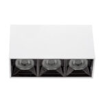 GloboStar® LUMINAR SUPERIOR 60327 Επιφανειακό LED Spot Downlight TrimLess 12W 1620lm 36° AC 220-240V IP20 Μ11.8 x Π4.2 x Υ6.6cm - Λευκό με Κάτοπτρο Χρωμίου - Θερμό Λευκό 2700K - Bridgelux High Lumen Chip Gen2 - TÜV Certified Driver - 5 Years Warranty - Image 3