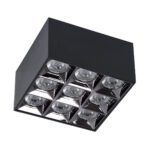 GloboStar® LUMINAR SUPERIOR 60337 Επιφανειακό LED Spot Downlight TrimLess 30W 4050lm 36° AC 220-240V IP20 Μ12 x Π12 x Υ6.6cm - Μαύρο με Κάτοπτρο Χρωμίου - Θερμό Λευκό 2700K - Bridgelux High Lumen Chip Gen2 - TÜV Certified Driver - 5 Years Warranty - Image 2