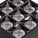 GloboStar® LUMINAR SUPERIOR 60337 Επιφανειακό LED Spot Downlight TrimLess 30W 4050lm 36° AC 220-240V IP20 Μ12 x Π12 x Υ6.6cm - Μαύρο με Κάτοπτρο Χρωμίου - Θερμό Λευκό 2700K - Bridgelux High Lumen Chip Gen2 - TÜV Certified Driver - 5 Years Warranty - Image 6