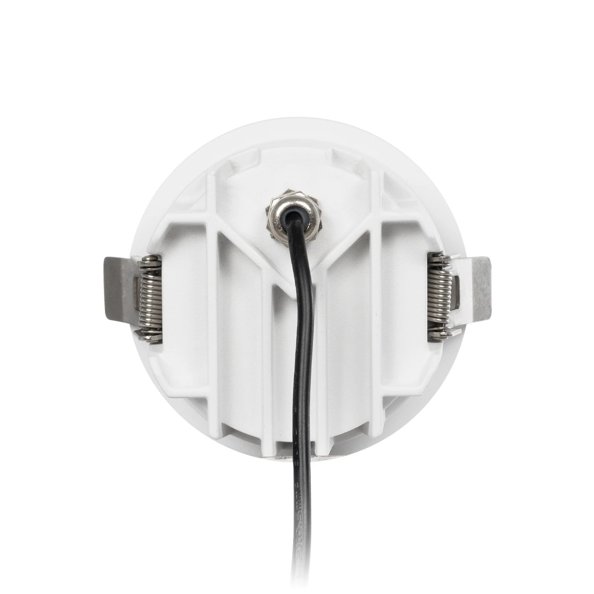 GLOBOSTAR® DUSTY 60340 Χωνευτό Downlight Σποτ LED 12W 1380lm 45° AC 220-240V Αδιάβροχο IP65 Φυσικό Λευκό 4500K - Bridgelux COB Chip & TÜV SÜD Driver - Λευκό & Μαύρο Ματ - Μ8 x Π8 x Υ7.5cm / Q7.5cm - 5 Χρόνια Εγγύηση - Image 3