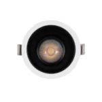 GLOBOSTAR® DUSTY 60341 Χωνευτό Downlight Σποτ LED 12W 1320lm 45° AC 220-240V Αδιάβροχο IP65 Θερμό Λευκό 2700K - Bridgelux COB Chip & TÜV SÜD Driver - Λευκό & Μαύρο Ματ - Μ8 x Π8 x Υ7.5cm / Q7.5cm - 5 Χρόνια Εγγύηση - Image 2