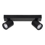 GloboStar® LEONARDO 60346 Μοντέρνο Φωτιστικό Οροφής Ράγα με Κινούμενα Σποτ LED Spot Downlight 20W 2400lm 60° AC 220-240V IP20 Μ32 x Π7 x Υ11.8cm - Μαύρο - Φυσικό Λευκό 4500K - Bridgelux COB - 5 Years Warranty - Image 2