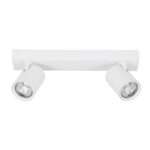 GloboStar® LEONARDO 60347 Μοντέρνο Φωτιστικό Οροφής Ράγα με Κινούμενα Σποτ LED Spot Downlight 20W 2400lm 60° AC 220-240V IP20 Μ32 x Π7 x Υ11.8cm - Λευκό - Φυσικό Λευκό 4500K - Bridgelux COB - 5 Years Warranty - Image 2