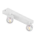 GloboStar® LEONARDO 60347 Μοντέρνο Φωτιστικό Οροφής Ράγα με Κινούμενα Σποτ LED Spot Downlight 20W 2400lm 60° AC 220-240V IP20 Μ32 x Π7 x Υ11.8cm - Λευκό - Φυσικό Λευκό 4500K - Bridgelux COB - 5 Years Warranty - Image 3