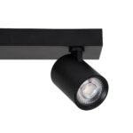 GloboStar® LEONARDO 60348 Μοντέρνο Φωτιστικό Οροφής Ράγα με Κινούμενα Σποτ LED Spot Downlight 30W 3600lm 60° AC 220-240V IP20 Μ52 x Π7 x Υ11.8cm - Μαύρο - Φυσικό Λευκό 4500K - Bridgelux COB - 5 Years Warranty - Image 4