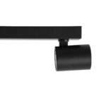 GloboStar® LEONARDO 60348 Μοντέρνο Φωτιστικό Οροφής Ράγα με Κινούμενα Σποτ LED Spot Downlight 30W 3600lm 60° AC 220-240V IP20 Μ52 x Π7 x Υ11.8cm - Μαύρο - Φυσικό Λευκό 4500K - Bridgelux COB - 5 Years Warranty - Image 7