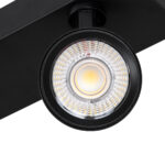 GloboStar® LEONARDO 60348 Μοντέρνο Φωτιστικό Οροφής Ράγα με Κινούμενα Σποτ LED Spot Downlight 30W 3600lm 60° AC 220-240V IP20 Μ52 x Π7 x Υ11.8cm - Μαύρο - Φυσικό Λευκό 4500K - Bridgelux COB - 5 Years Warranty - Image 8