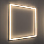 GloboStar® 60370 Χωνευτό LED Panel Linear Frameless Super Slim 60x60cm 48W 5280lm 120° CRI≥85Ra AC 220-240V IP44 Μ60 x Π60 x Υ1.5cm - Θερμό Λευκό 2700K - TÜV Certified Driver - 5 Years Warranty - Image 10