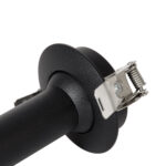 GloboStar® DALE 60371 Χωνευτό LED Κινούμενο Spot Downlight TrimLess Φ6.4cm 5W 500lm 36° AC 220-240V IP20 Φ6.4cm x Υ10cm - Στρόγγυλο - Μαύρο - Θερμό Λευκό 2700K - Bridgelux COB - TÜV Certified Driver - 5 Years Warranty - Image 11