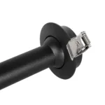 GLOBOSTAR® DALE 60372 Χωνευτό Κινούμενο Downlight Σποτ LED 5W 500lm 36° AC 220-240V IP20 Θερμό Λευκό 2700K - Bridgelux COB Chip & TÜV SÜD Driver - Μαύρο Ματ - Μ6.4 x Π6.4 x Υ20cm / Q5.5cm - 5 Χρόνια Εγγύηση - Image 10