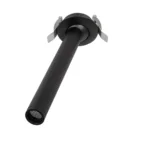 GLOBOSTAR® DALE 60372 Χωνευτό Κινούμενο Downlight Σποτ LED 5W 500lm 36° AC 220-240V IP20 Θερμό Λευκό 2700K - Bridgelux COB Chip & TÜV SÜD Driver - Μαύρο Ματ - Μ6.4 x Π6.4 x Υ20cm / Q5.5cm - 5 Χρόνια Εγγύηση - Image 2