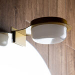 GloboStar® KIARA 60401 Μοντέρνο Φωτιστικό Τοίχου - Απλίκα Καθρέπτη Μπάνιου με 3 Τρόπους Τοποθέτησης LED 5W 560lm 120° AC 220-240V IP44 Μ10 x Π13 x Υ3cm - Φυσικό Λευκό 4500K - Χρυσό - 3 Χρόνια Εγγύηση - Image 10