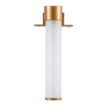 GloboStar® ELSA 60407 Μοντέρνο Φωτιστικό Τοίχου - Απλίκα Καθρέπτη Μπάνιου - Πίνακα 1 x G9 360° AC 220-240V IP44 Μ3.5 x Π13.5 x Υ20cm - Χάλκινο - 5 Χρόνια Εγγύηση - Image 5