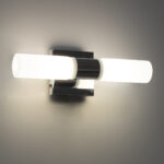 GloboStar® ANAIS 60410 Μοντέρνο Φωτιστικό Τοίχου - Απλίκα Καθρέπτη Μπάνιου - Πίνακα 2 x G9 270° AC 220-240V IP44 Μ34 x Π12 x Υ11cm - Χρώμιο Νίκελ - 5 Χρόνια Εγγύηση - Image 8