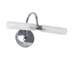 GloboStar® PAOLA 60418 Μοντέρνο Φωτιστικό Τοίχου - Απλίκα Καθρέπτη Μπάνιου - Πίνακα 2 x G9 270° AC 220-240V IP44 Μ31 x Π16 x Υ15cm - Χρώμιο Νίκελ - 5 Χρόνια Εγγύηση - Image 2
