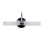 GloboStar® PAOLA 60418 Μοντέρνο Φωτιστικό Τοίχου - Απλίκα Καθρέπτη Μπάνιου - Πίνακα 2 x G9 270° AC 220-240V IP44 Μ31 x Π16 x Υ15cm - Χρώμιο Νίκελ - 5 Χρόνια Εγγύηση - Image 4
