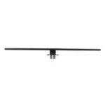 GloboStar® NINA 60420 Μοντέρνο Φωτιστικό Τοίχου - Απλίκα Καθρέπτη Μπάνιου - Πίνακα LED 12W 1400lm 120° AC 220-240V IP44 Μ60 x Π10.5 x Υ4cm - Φυσικό Λευκό 4500K - Μαύρο - 3 Χρόνια Εγγύηση - Image 5