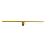 GloboStar® NINA 60421 Μοντέρνο Φωτιστικό Τοίχου - Απλίκα Καθρέπτη Μπάνιου - Πίνακα LED 12W 1400lm 120° AC 220-240V IP44 Μ60 x Π10.5 x Υ4cm - Φυσικό Λευκό 4500K - Χρυσό - 3 Χρόνια Εγγύηση - Image 5
