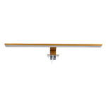 GloboStar® NINA 60423 Μοντέρνο Φωτιστικό Τοίχου - Απλίκα Καθρέπτη Μπάνιου - Πίνακα LED 12W 1400lm 120° AC 220-240V IP44 Μ60 x Π10.5 x Υ4cm - Φυσικό Λευκό 4500K - Χρυσό Βούρτσας - 3 Χρόνια Εγγύηση - Image 6