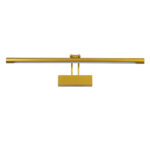 GloboStar® LAURA 60425 Μοντέρνο Φωτιστικό Τοίχου - Απλίκα Καθρέπτη Μπάνιου - Πίνακα LED 12W 1400lm 120° AC 220-240V IP44 Μ60 x Π27 x Υ13cm - Φυσικό Λευκό 4500K - Χρυσό - 3 Χρόνια Εγγύηση - Image 3