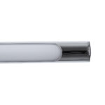 GloboStar® LAURA 60426 Μοντέρνο Φωτιστικό Τοίχου - Απλίκα Καθρέπτη Μπάνιου - Πίνακα LED 12W 1400lm 120° AC 220-240V IP44 Μ60 x Π27 x Υ13cm - Φυσικό Λευκό 4500K - Χρώμιο Νίκελ - 3 Χρόνια Εγγύηση - Image 7